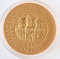 DN 'Történelmi Aranypénzek - Portugaleser 10 Dukát 1574' Aranyozott Cu-Ni Utánveret 'COPY' Beütéssel, Tanúsítvánnyal (20 - Ohne Zuordnung