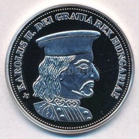 DN 'Királyi Koronák - II. Károly 5 Korona 1909' Ag Emlékérem Tanúsítvánnyal (20,11g/0.999/38,61mm) T:PP Kis Patina - Zonder Classificatie