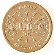2000. 'Európa - Naptár 2000' Au Emlékérem Tanúsítvánnyal (0,5g/0.585) T:PP
2000. 'Europe - Calendar 2000' Au Commemorati - Unclassified