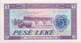 Albánia 1976. 5L T:I 
Albania 1976. 5 Leke C:UNC 
Krause 42. - Ohne Zuordnung