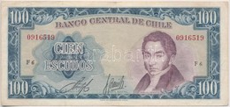 Chile 1962-72. 100E T:III 
Chile 1962-72. 100 Escudos C:F - Zonder Classificatie