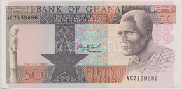 Ghána 1980. 50C T:I
Ghana 1980. 50 Cedis C:UNC
Krause 22.b - Zonder Classificatie