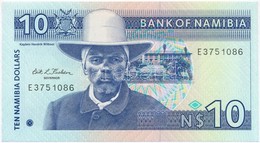 Namíbia 1993. 10N$ T:I 
Namibia 1993. 10 Namibia Dollars C:UNC 
Krause 1.a - Zonder Classificatie