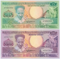 Suriname 1988. 25G + 100G T:I
Suriname 1988. 25 Gulden + 100 Gulden C:UNC - Zonder Classificatie