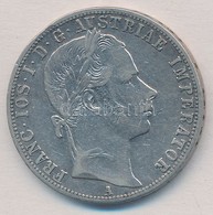 Ausztria 1860A 1Fl Ag 'Ferenc József' T:2- 
Austria 1860A 1 Florin Ag 'Franz Joseph' C:VF
Krause KM#2219 - Zonder Classificatie