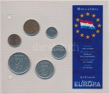 Hollandia 1969-1980. 1c-2 1/2G (6xklf) 'Az Utolsó Gulden Forgalmi Pénzek' Forgalmi Sor T:1
Netherlands 1969-1980. 1 Cent - Zonder Classificatie