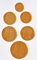 Hollandia 2000. 5c-2 1/2G (6xklf) Aranyozott Forgalmi Sor T:1
Netherlands 2000. 5 Centimes - 2 1/2 Gulden (6xdiff) Gold  - Zonder Classificatie