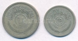 Irak 1959. 25f Ag + 50f Ag T:2-,3
Iraq 1959. 25 Fils Ag + 50 Fils Ag C:VF,F - Zonder Classificatie