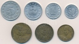 Jugoszlávia / Szövetségi Népköztársaság 1953. 50p-5D Al (4xklf) + 1955. 10D-50D Al-Br (3xklf) T:2
Yugoslavia / Federal P - Zonder Classificatie