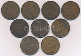 Nagy-Britannia 1916-1967. 1p Br (9xklf) T:2-3
Great Britain 1916-1967. 1 Penny Br (9xdiff) C:XF-F - Zonder Classificatie