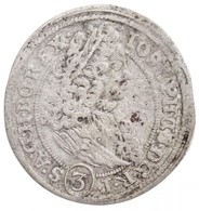 Német Államok / Szilézia 1707FN 3kr Ag 'I. József' Boroszló (1,55g) T:2- Kis Patina / 
German States / Silesia 1707FN 3  - Ohne Zuordnung