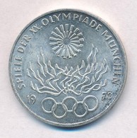 NSZK 1972G 10M Ag 'Olimpia-München / Olimpiai Láng' T:1-,2 Kis Patina 
FRG 1972G 10 Mark Ag 'Olympic Games Munich / Olym - Ohne Zuordnung