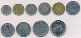 Szíria 1948-1996. 2 1/2p-1Ł (10xklf) T:1-,2
Syria 1948-1996. 2 1/2 Piastres - 1 Pound (10xdiff) C:AU,XF - Zonder Classificatie