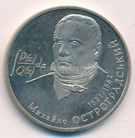 Ukrajna 2001. 2H Cu-Ni-Zn 'Mykhailo
Ostrohradskiy' T:1,1-
Ukraine 2001. 2 Hryvni Cu-Ni-Zn 'Mykhailo
Ostrohradskiy' C:UNC - Zonder Classificatie