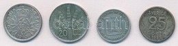 Vegyes 4db-os Külföldi Ezüstpénz Tétel, Közte Románia 1910. 50b Ag; Uruguay 1942. 20c Ag T:2,2-
4pcs Of Various Silver C - Zonder Classificatie