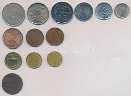 13db-os Vegyes Nepáli Fémpénz Tétel T:1-,2,2-
13pcs Of Various Nepalese Metal Coins C:AU,XF,VF - Zonder Classificatie