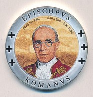 Vatikán ~2005. 'XII. Pius Pápa' Ezüstözött Multicolor Emlékérem (40mm) T:PP 
Vatican ~2005. 'Pope Pivs XII' Silver-plate - Non Classificati