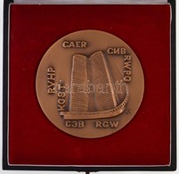 1973. 'KGST' Br Emlékérem Dísztokban (85mm) T:1-
1973. 'COMECON' Br Commemorative Medal In Case (85mm) C:AU - Unclassified