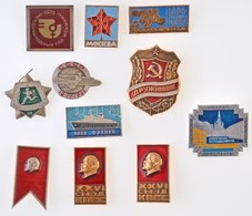 Szovjetunió 11db-os Vegyes Jelvény Tétel, Néhány Lenin Portréjával T:2
Soviet Union 11pcs Of Various Badges, Some With T - Unclassified