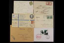 RAILWAY COVERS AND CARDS 1870's To 1980's Hoard From Mostly European Countries. Covers And Cards Generally With Railway  - Other & Unclassified