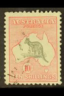 1931-36 10s Grey And Pink Kangaroo, SG 1436, Good Used, Light Cancel And Fresh Colour. For More Images, Please Visit Htt - Altri & Non Classificati