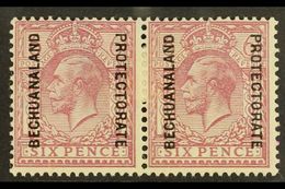 1925 6d Purple On Ordinary Paper, Ovptd, SG 97, Very Fine Mint Pair. For More Images, Please Visit Http://www.sandafayre - Altri & Non Classificati
