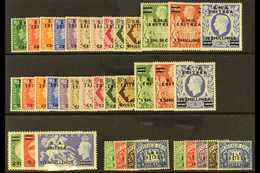 ERITREA 1948 - 50 Mint Selection Of Mostly Complete Sets Including 1948 Set, 1950 Set, 1951 High Values, 1950 Postage Du - Africa Orientale Italiana