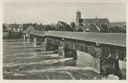 005259  Säckingen - Rheinansicht Mit Holzbrücke - Bad Saeckingen