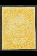 1868 5c Orange, Scott 53, Fine Mint With Close Margins, Exp Senf For More Images, Please Visit Http://www.sandafayre.com - Colombia
