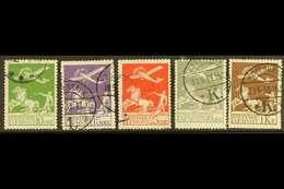 1925-29 AIR POST Set, SG 224/28, Facit 213/17, Mi 143/45 & 180/81, Good Used (5 Stamps) For More Images, Please Visit Ht - Altri & Non Classificati