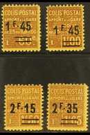 PARCEL POST 1928-29 'Apport A La Gare' Surcharges Complete Set, Yvert 88/90, Never Hinged Mint, Fresh. (4 Stamps) For Mo - Altri & Non Classificati