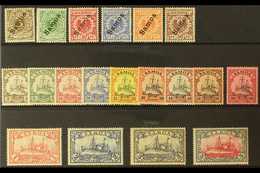 SAMOA 1900-1901 Eagle Overprinted Set & Imperial Yacht Set, Mi 1/19, Fine Mint (19 Stamps) For More Images, Please Visit - Altri & Non Classificati