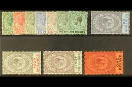 1912-24 Complete Set, Plus Additional 1s. Shade, SG 76/85, Very Fine Mint. (11 Stamps) For More Images, Please Visit Htt - Gibraltar