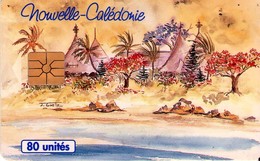 NUEVA CALEDONIA. NC-022. Cases Et Lagon. 80U. 10-1994. (008) - Nouvelle-Calédonie