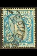 1940-68 1s Light Blue, Definitive, WATERMARK INVERTED, SG 122w, Fine Used. For More Images, Please Visit Http://www.sand - Altri & Non Classificati