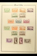 1938-45 FINE MINT AIR POST STAMPS Includes 1938 10p 10th Anniv (both Perfs), 1938 10th Anniv Miniature Sheet, 1944 Indep - Libanon