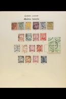 1906-33 USED COLLECTION Includes 1906 KEVII Ceylon Overprints Set (few Perf Faults, But Quite Presentable), 1909 Set, 19 - Maldive (...-1965)