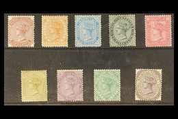 1879 2c To 2r 50 Queen Victoria Set Complete, Wmk Crown CC, SG 92/100, Very Fine And Fresh Mint. Scarce And Lovely Set.  - Mauritius (...-1967)