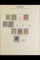 CURACAO 1873-1948 Fine Mint And Used Collection On Printed Album Pages, Includes 1873-92 2½c, 5c, And 30c Mint, Used To  - Sonstige & Ohne Zuordnung