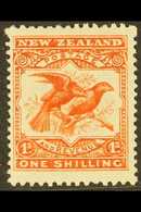 1908 1s Orange- Red Perf 14x15 Birds, SG 385, Never Hinged Mint. Very Fresh. For More Images, Please Visit Http://www.sa - Sonstige & Ohne Zuordnung