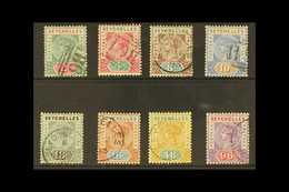 1890 Complete Die I Set, SG 1/8, Fine Used (8 Stamps) For More Images, Please Visit Http://www.sandafayre.com/itemdetail - Seychellen (...-1976)