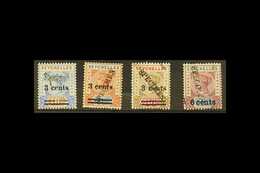 1901 Surcharges Set Handstamped "SPECIMEN", SG 37/40, Fine Mint, The 3c On 36c Without Gum. (4 Stamps) For More Images,  - Seychelles (...-1976)