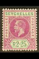 1912-16 2r25 Deep Magenta And Green Top Value, SG 81, Very Fine Mint. For More Images, Please Visit Http://www.sandafayr - Seychellen (...-1976)