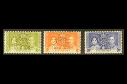 1937 Coronation Set, Perf. "SPECIMEN", SG 132/134s, Fine Never Hinged Mint. (3 Stamps) For More Images, Please Visit Htt - Seychellen (...-1976)