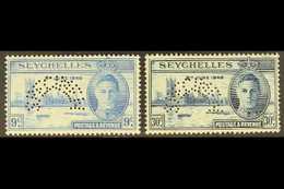 1946 Victory Set, Perf. "SPECIMEN", SG 150/151s, Fine Mint. (2 Stamps) For More Images, Please Visit Http://www.sandafay - Seychelles (...-1976)