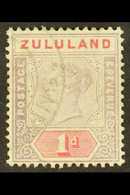 ZULULAND 1894-96 1d Dull Mauve & Carmine "Shaved Z" Variety, SG 21a, Fine Cds Used For More Images, Please Visit Http:// - Non Classificati