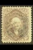 1861 - 2 24c Brown Lilac Washington, Perf 12, Sc 70a, SG 66a, Fine Used. For More Images, Please Visit Http://www.sandaf - Altri & Non Classificati