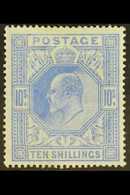 1902-10 10s Ultramarine De La Rue, SG 265, Mint Lightly Hinged. Fresh & Attractive. For More Images, Please Visit Http:/ - Non Classificati