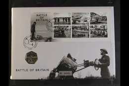 1995-2015 WORLD WAR II COIN COVERS A Collection Of Ltd Edition Royal Mint "COIN COVERS" Commemorating The End Of WWII. I - FDC