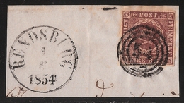 1854,  Rendsburg , Dänemark Nr. 1 ,  #a929 - Schleswig-Holstein